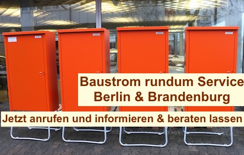 Baustrom beantragen Berlin